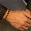 Laden Sie das Bild in den Galerie-Viewer, Armband Beads <br> Black Lavastone