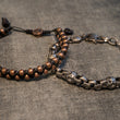 Laden Sie das Bild in den Galerie-Viewer, COMBO SET 3 <br> Armband Braided Cord & <br> Three Skulls