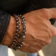 Laden Sie das Bild in den Galerie-Viewer, COMBO SET 3 <br> Armband Braided Cord & <br> Three Skulls