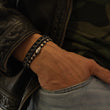 Laden Sie das Bild in den Galerie-Viewer, Armband Skull <br> Braided Cord