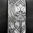 Laden Sie das Bild in den Galerie-Viewer, Armband Skull <br> Duty and Honor Stainless Steel