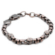 Laden Sie das Bild in den Galerie-Viewer, Armband Three Skulls <br> Stainless Steel kupferfarben
