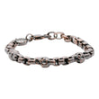 Laden Sie das Bild in den Galerie-Viewer, Armband Three Skulls <br> Stainless Steel kupferfarben