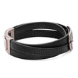 Laden Sie das Bild in den Galerie-Viewer, Skull Armband Leder kupferfarben