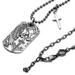 Laden Sie das Bild in den Galerie-Viewer, Halskette Skull Duty & Honor <br> Stainless Steel