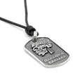 Laden Sie das Bild in den Galerie-Viewer, Halskette Skull King & Cross <br> Leder