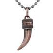Laden Sie das Bild in den Galerie-Viewer, Halskette Tribal Wolf Tooth <br> Stainless Steel kupferfarben