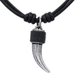 Laden Sie das Bild in den Galerie-Viewer, Halskette Wolf Tooth <br> Leder