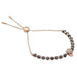 Laden Sie das Bild in den Galerie-Viewer, Armband Skull & Stones <br> rosegold