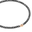 Laden Sie das Bild in den Galerie-Viewer, Armband Skull & Cross II <br> rosegold / schwarz