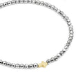 Laden Sie das Bild in den Galerie-Viewer, Armband Skull & Cross II <br> gelbgold / silber