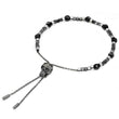 Laden Sie das Bild in den Galerie-Viewer, Armband Skull Spinell <br> schwarz