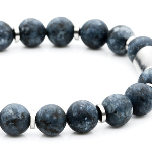 Armband Beads <br> Blue Agate