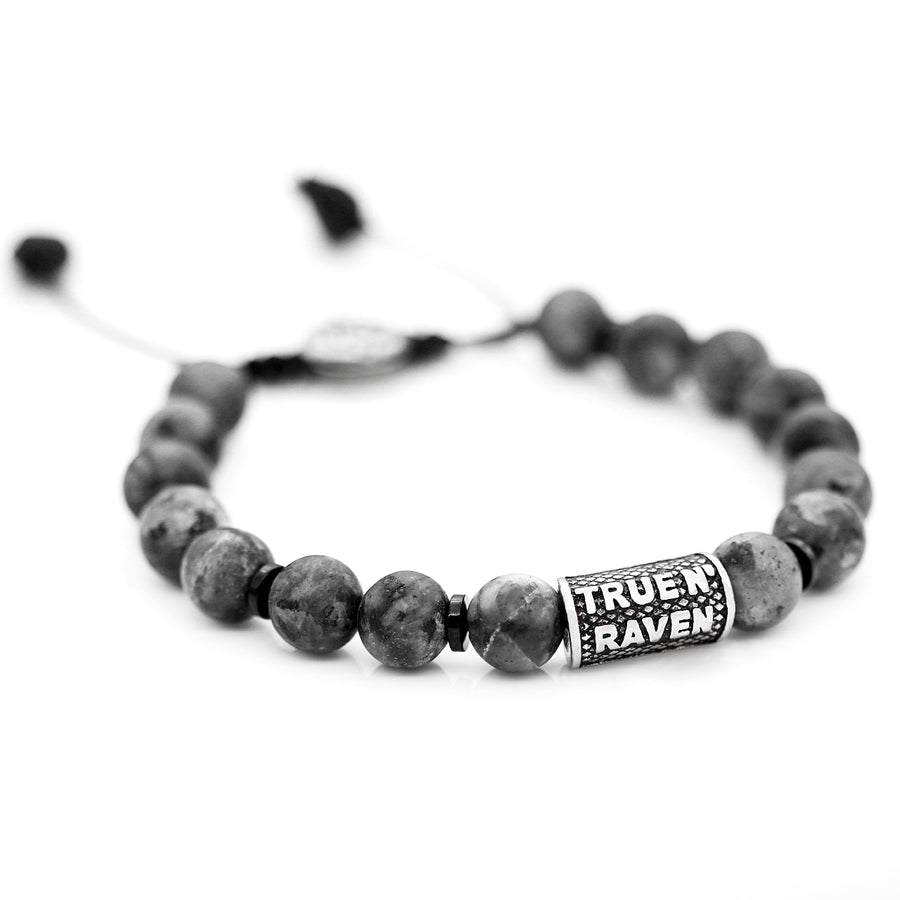 Armband Beads <br> Grey Agate