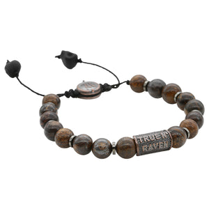 Armband Beads <br> Bronze Agate kupferfarben