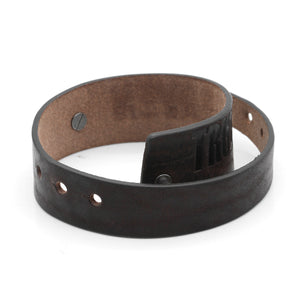 Armband Leder<br> Brown Double Wrapped
