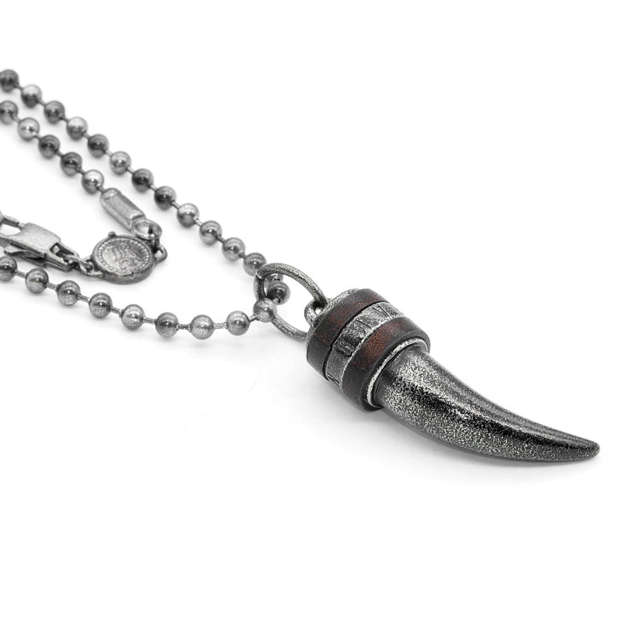 Halskette Tribal Wolf Tooth <br> Stainless Steel