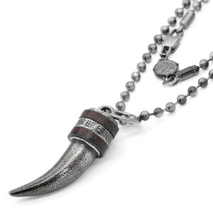 Halskette Tribal Wolf Tooth <br> Stainless Steel