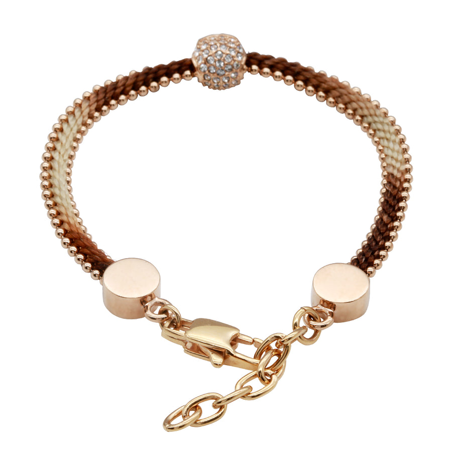 Armband Skull <br> Cotton rosegold