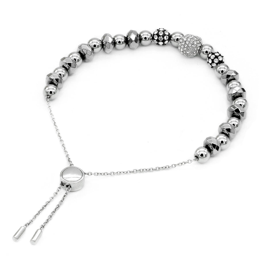 Armband Skull & Balls <br> silber