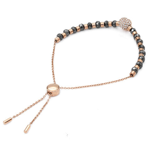 Armband Skull & Stones <br> rosegold