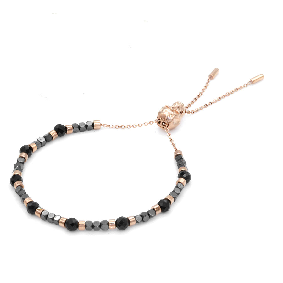 Armband Skull Spinell <br> rosegold