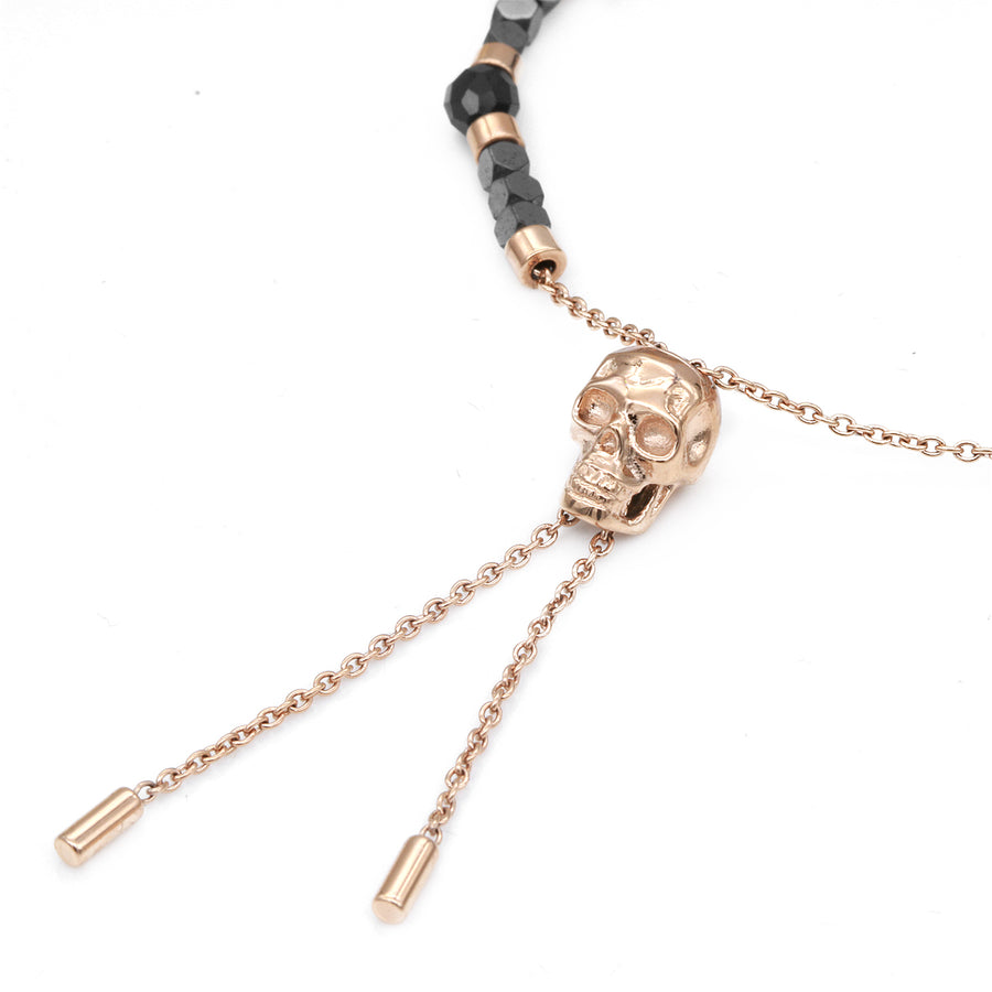 Armband Skull Spinell <br> rosegold